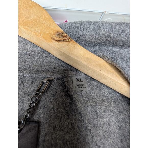 Badgley Mischka Wool Blend Blazer Coat Grey - Picture 6 of 7